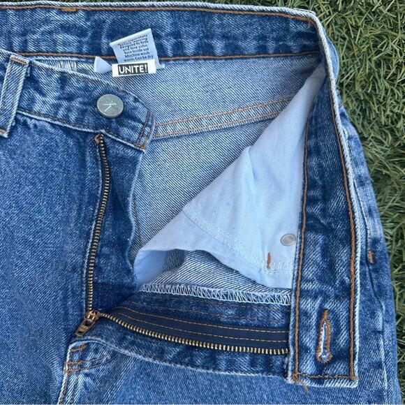 Vtg 90s Classic Calvin Klein 5 Pocket Jeans Taper Straight USA Made Mom Denim 10 - Picture 4 of 9